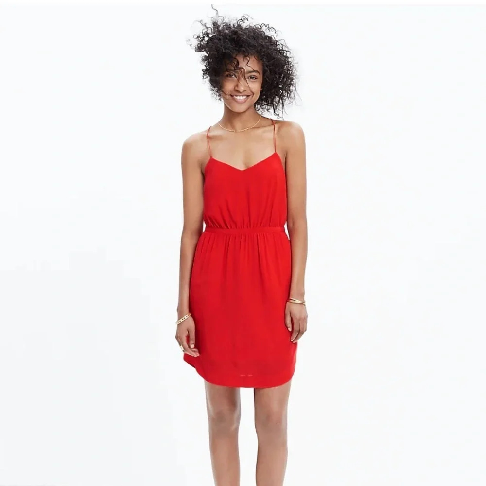 Madewell Silk Starview Cami Dress